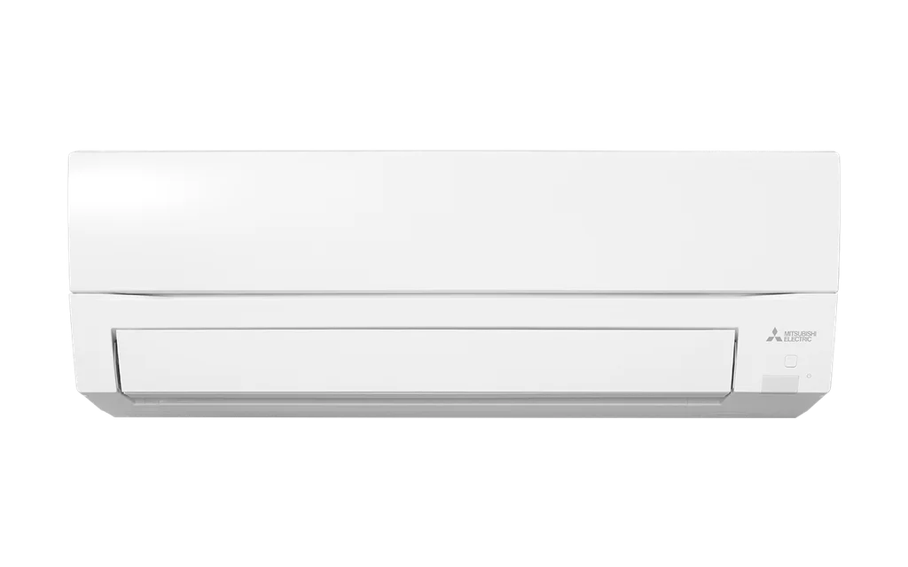 Mitsubishi Electric NINJA luftvärmepump sedd framifrån